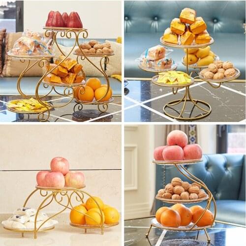 Tang Guo plate creativity modern drawing room Northern Europe Filled with fruit compote dessert shop showing stand
