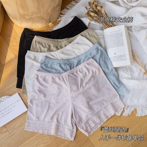 Super soft 45-85kg ECO-friendly viscose Seamless Panties women summer sexy lace safety pants Panties women N683