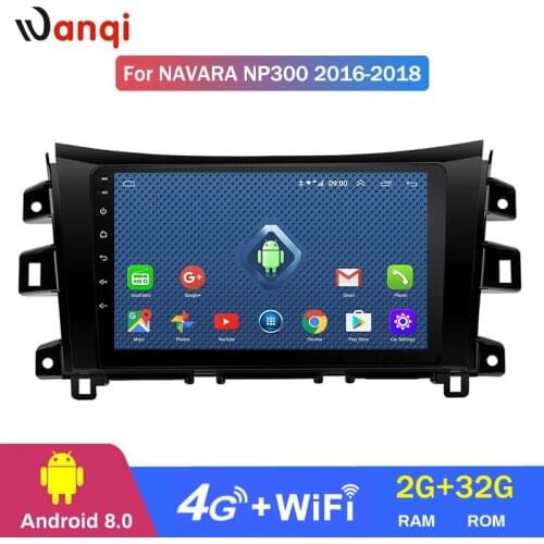 4G 3G WIFI All Netcom 2+32G10 inch Android 8.0 full touch car multimedia system For Nissan navara NP300 2016-2018 gps navigation