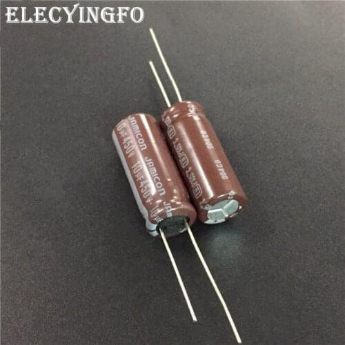 10pcs 10uF 450V10UF JAMICON TH Series 10x25mm Low ESR Long Life 450V10uF Aluminum Electrolytic Capacitor