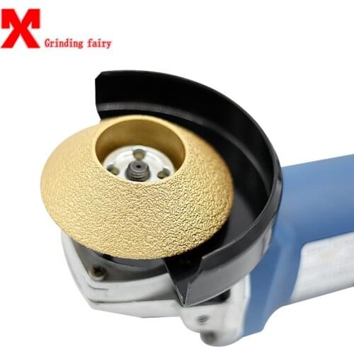 MX Brazing Diamond Angle Grinder Stone Grinding Wheel 45 Degree Bevel Edge Marble Plate Disc Ceramic Grinding Wheel