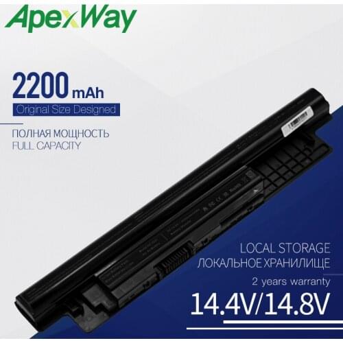 Apexway 4 Cells Laptop Battery For DELL Inspiron 3421 3721 5421 5521 5721 3521 5537 for Vostro 2421 2521 XCMRD MR90Y
