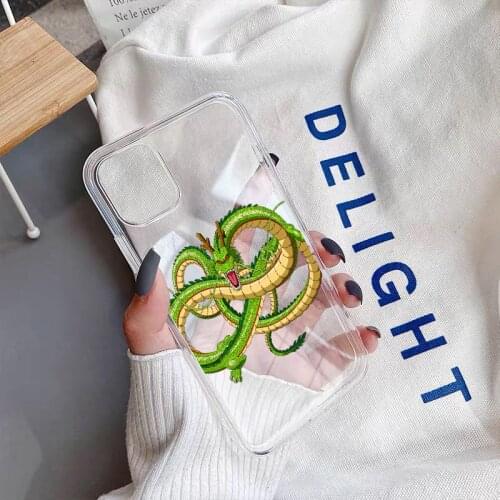 Dragon Super Sun Ball Anime Cool Phone Case for iPhone 11 12 pro max X XR XS MAX 8 7 6S Plus SE2020 Soft Clear Transparent Cover