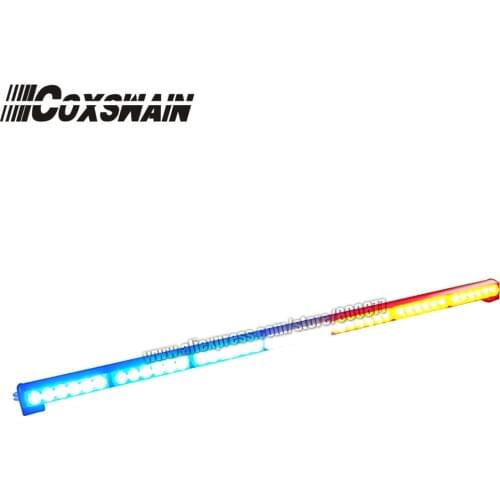 Coxswain Super bright Car LED Traffic Advisor Warning Light bar, 42 X 1W LED, 7 flash pattern, 110CM length (SA-618-7)