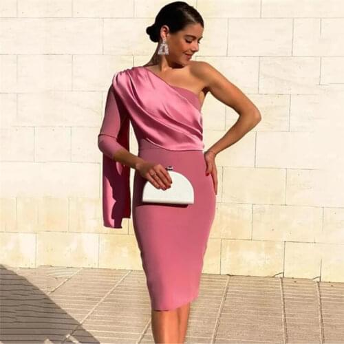 Женские вечерние платья ниже колена FEIYANSHA China At AliExpress