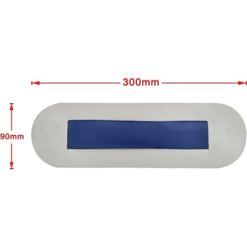 Inflatable Boat PVC Seat Strap/Patches Light Grey + Blue 300 x 90mm