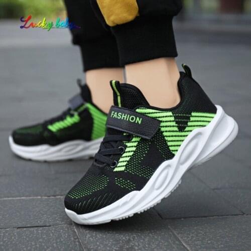 2021 Autumn Kids Sport Shoes For Boys Running Sneakers Casual Sneaker Breathable Childrens Fashion Shoes Platform Light Shoes