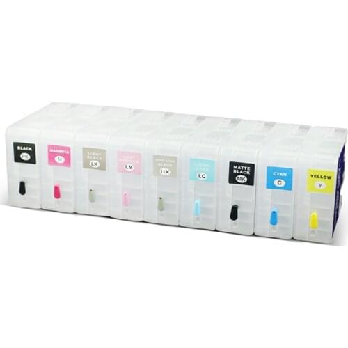 Compatible for T8501 T8509 Empty P800 Refillable Ink Cartridge With Chip For Epson SureColor P800 Wide Format Inkjet Printer