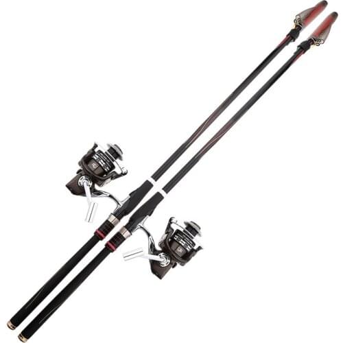 Carbon super hard super light long section rock fishing rod 3.6/4.5/5.4/6.3/7.2M hand fishing rod sea fishing rod dual purpose