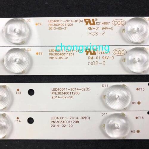 LED Strip Light Bar For LE40F3000W BacklightL LT-40M645 LSC400HM06-8 LED40D11-ZC14-01 LED40D11-ZC14-02 30340011202/201