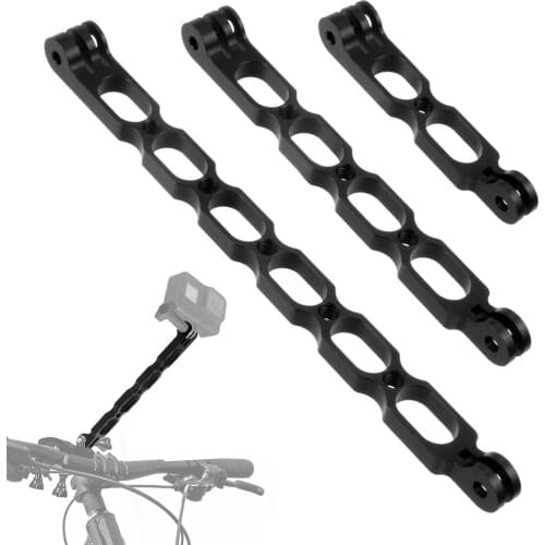 Extension Arm Helmet Mount Rod Bracket 1/4 Hole Extender Hand Grip for Insta360 One x2 Action Camera for Gopro Helmet Support