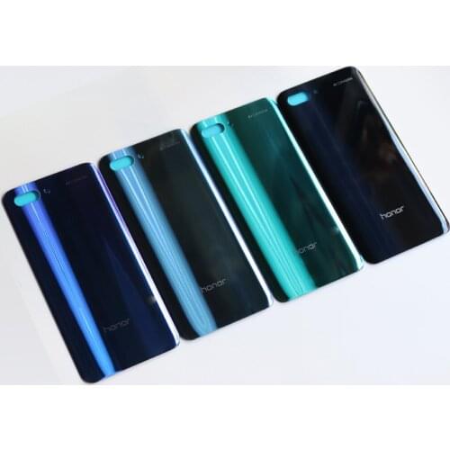 High-quality Back Glass Cover For Huawei Honor 10 Housing Battery Rear Door Replacement Parts With adhesive Sticker For Honor 10