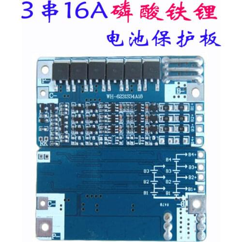 1PC 4 cell 16.8V 16A lithium battery protection board