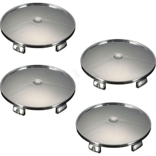 4pcs/set Chrome Car Wheel Rim Center Hub Cap Emblem For Audi Honda V-W B-M-W