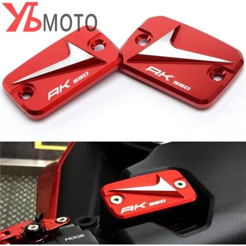 Motorcycle Accessories Fits For KYMCO AK550 AK 550 2017 2018 2019 2020 Aluminum Brake fluid reservoir cap cover