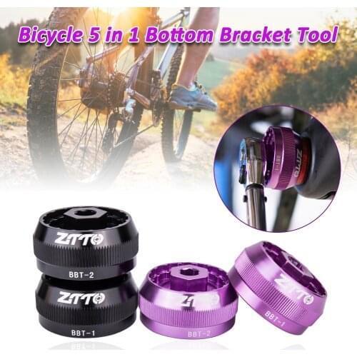 5 in 1 Bicycle Bottom Bracket Tool Aluminum for DUB BBR60 MT800 BB9000 BB93 MTB Mega BSA30 BB386 Bike Remove Lockring Implement