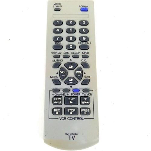 Used Original RM-C203G RMC203G for JVC TV Remote Control for AV27CF35 AV27CF35/Z AV27CF35S Fernbedienung