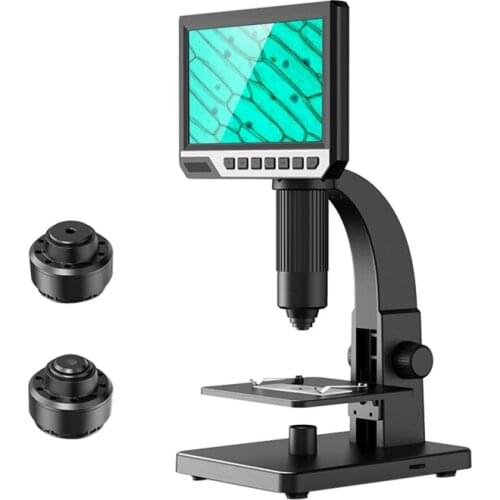 500X-2000X 12MP Digital Microscope with 7" Screen for Industrial Biological Cell Drop Shipping