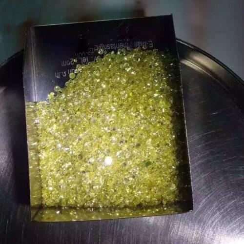 VANTJ 100% Natural Yellow Diamond Loose Gemstone 4pcs for Women Man Fine Jewelry Wholesale