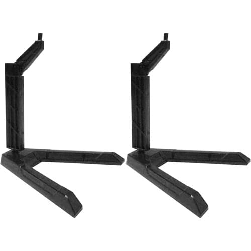 2x Action Figure Holder Base For 1/144 1/100 HG/RG Gundam Statue Model Black