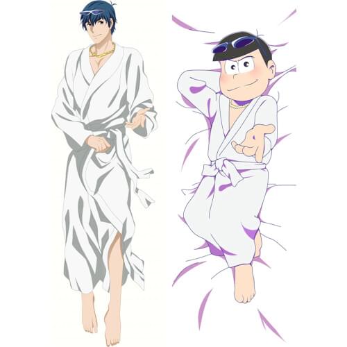 Mr Osomatsu San Anime Dakimkura Body Pillow 2 Way Tricot Custom Bolster Pillow Case