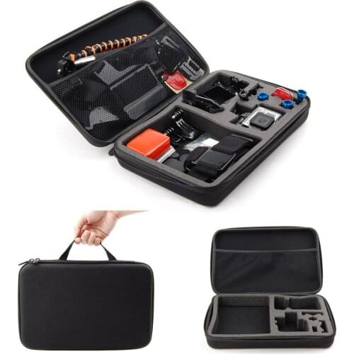 Gosear Waterproof Wear Resistant Carry Storage Case Bag Shell Cover for GoPro Go Pro Hero 7 6 5 4 3+ 3 Action Camera Accessories