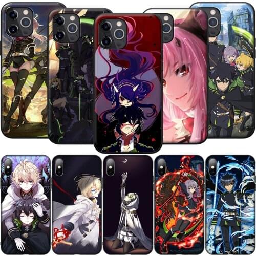 GX169 Owari no Seraph Of The End Silicone Soft Case for iPhone 12 Mini 11 Pro XS Max XR X 8 7 6 6S Plus 5 5S SE 2020
