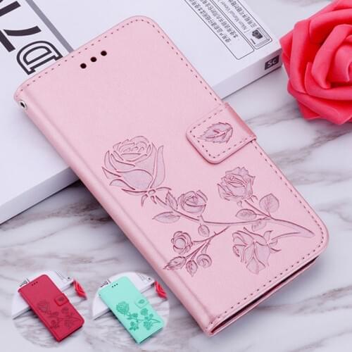 Rose Leather Case for Asus Zenfone 3 ZE552KL 553 520KL Z012DE ZC520TL 553KL 551KL X00DD Z017D ZS570KL Z016D Z01HDA Cover Cases