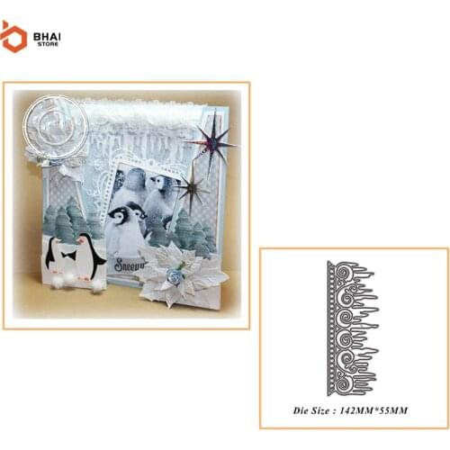 Icicle Lace Metal Cutting Dies for Scrapbooking Album Paper Cards Decorative Stencil Embossing Folder Card Album Crafts Dies