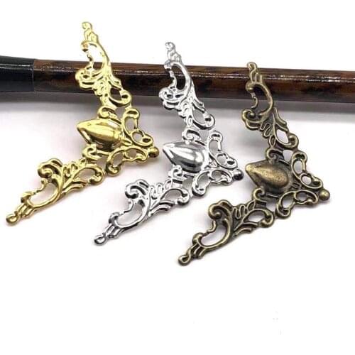 Metal corner corner bracket golden bronze 40mm notebook cover menu menu photo frame furniture decoration protection sticker