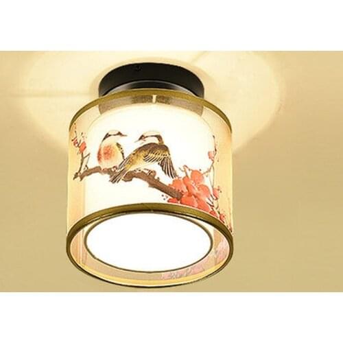 New Chinese style of Chinese wind Led ceiling lights plafond lamp for home living room lights ceiling light fixture circular