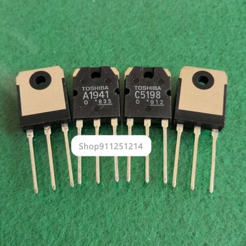 2 Pairs Original Fever Audio Amplifier Pairing Tube 140V 10A 100W 2SA1941-O 2SC5198-O TO3P