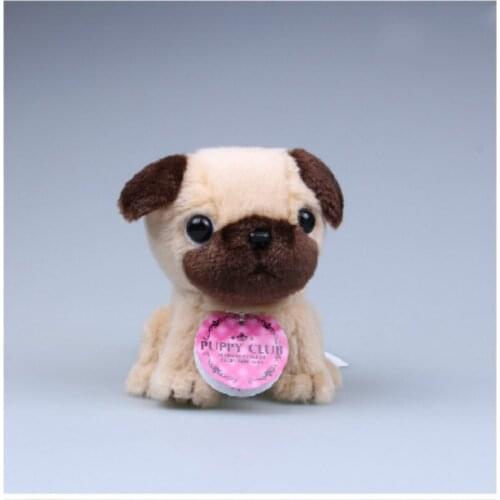 TAKENOKO Plush Toys 95304 Doggie Toy Doll Mini Puppy Dog Pendant Manual Stuffed Animals for Keychain Car Decoration