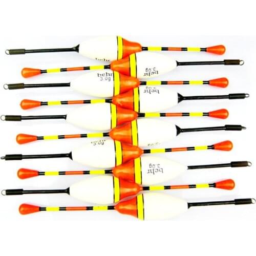 2pcs/lot Fishing Float 3g Fir Wooden Ice Floating Carp Buoy Boia Bobber Fishing Foam drift Light Multicolor Floats Accessories