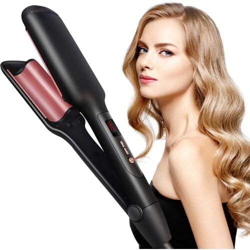 Professional Hair Curler Electric Curling Iron Hair Waver Curling Tongs Big Wave Hair Crimper Styler Tools for Women