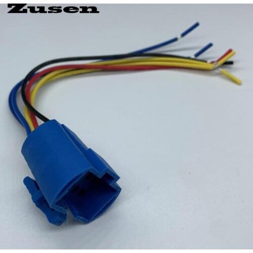 Zusen 25mm 30mm Wire harness connector 6 pins 13cm for 1NO1NC/NO2NC of ZS25/ZS30 push button switch