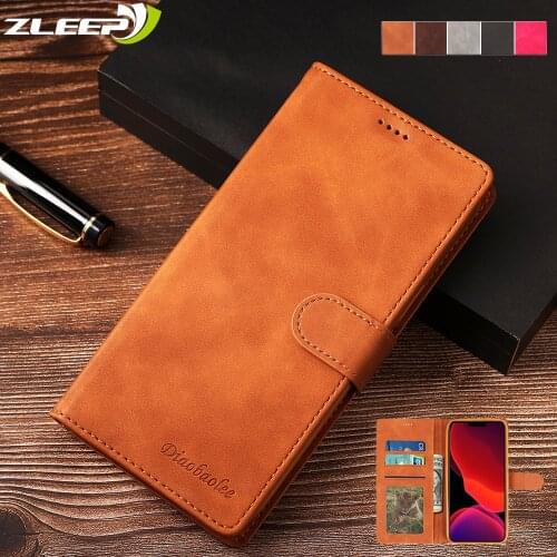 Luxury Leather Flip Case For iPhone 12 Mini 11 Pro XR X XS Max 8 7 6 6s Plus SE 2020 Stand Card Magnetic Wallet Phone Bags Cover