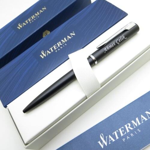 Waterman Allure Black CT Ballpoint Pen | İsme Special Pen | Gift Pen