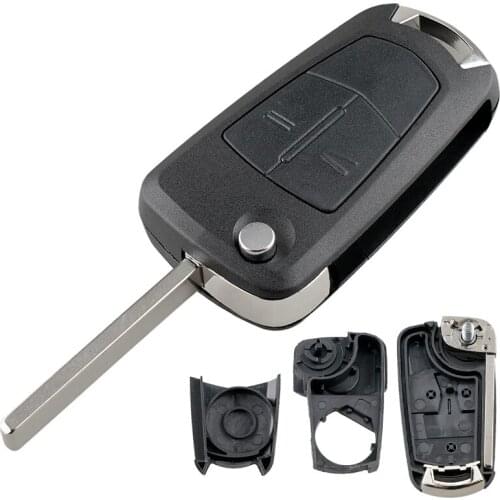 2 Buttons Flip Remote Folding Car Key Cover Fob Case Shell Auto Car Key Case Fit for Vauxhall / Opel / Corsa / Astra / Vectra