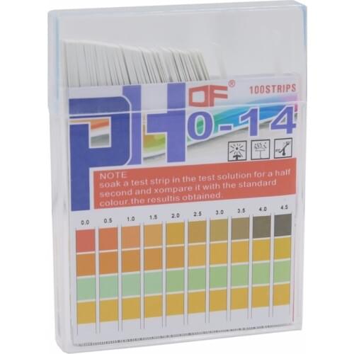 PH Test Strips 0-14, Universal Strips To Test Water Quality For Swimming Pools, Hydroponics, Aquarium, Soil, Urine 20%off