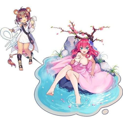 Three Ratels CA58 Ark Order Lovely girls anime stickers for car hood motor laptop room decora Waterproof Decal Vinyl auto Wrap