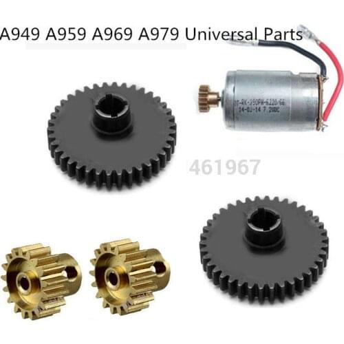 Wltoys A949 Metal Reduction Gear+motor + motor gear for Wltoys A949 A959 A969 A979 K929 1/18 Rc Car Part