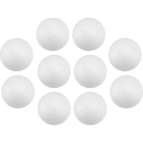 10pcs 4cm 6cm Christmas Balls Christmas Tree Hanging Decoration Modelling Craft Solid Polystyrene Foam Balls Round Spheres