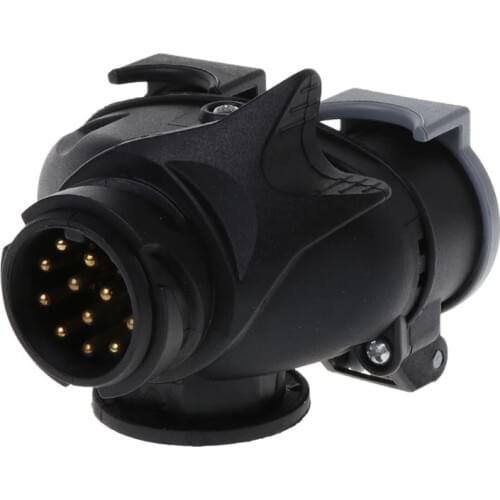 13 Pin Plug to 12N / 12S 7 pin Sockets Caravan Towing Conversion Trailer Wiring Connector 12V #306