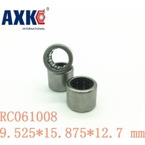 2019 Axk Rc061008 Inch Size One Way Drawn Cup Needle Bearing 9.525*15.875*12.7 Mm ( 2 Pcs ) Cam Clutches Rc 061008 Back Stops