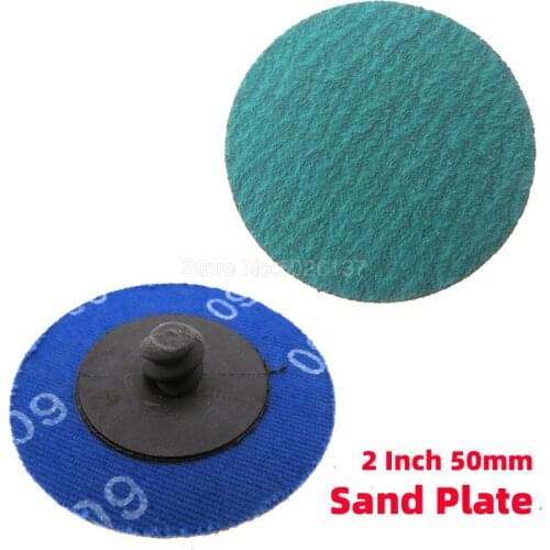 1Pcs 2 Inch 50MM Sand Buckle Transfer Grit Abrasive Pads Roll Lock Sanding Disc Sandpaper Metal Wood Polishing Discs