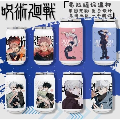 Anime Jujutsu Kaisen Stainless Steel Thermos Cup Cosplay Vacuum Cup Toy 350ml