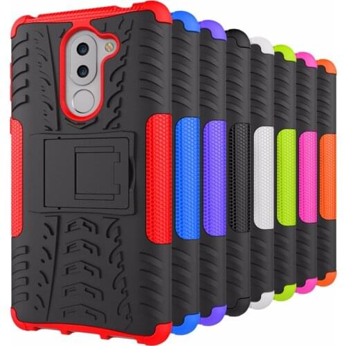 For Huawei Honor 6X Cover Hybrid ShockProof Armor TPU+PC Phone Stand Case For Huawei Mate 9 Lite Phone Cases For Huawei GR5 2017