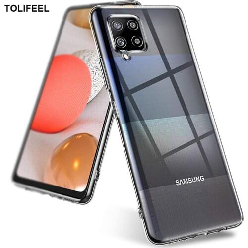 Case For Samsung Galaxy A42 TPU Silicone Clear Bumper Soft Case For Samsung A42 5G Transparent Phone Back Cover