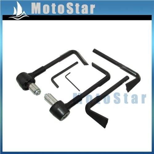 Black Aluminum Brake Clutch Lever Protector Guard Handguard For Motorcycle